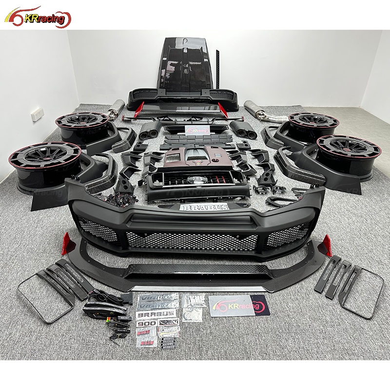 G Class W463A W464 G63 2019-2023 Upgrade to R Style PP Dry Carbon Body Kit Car Bumpers Auto Body Parts