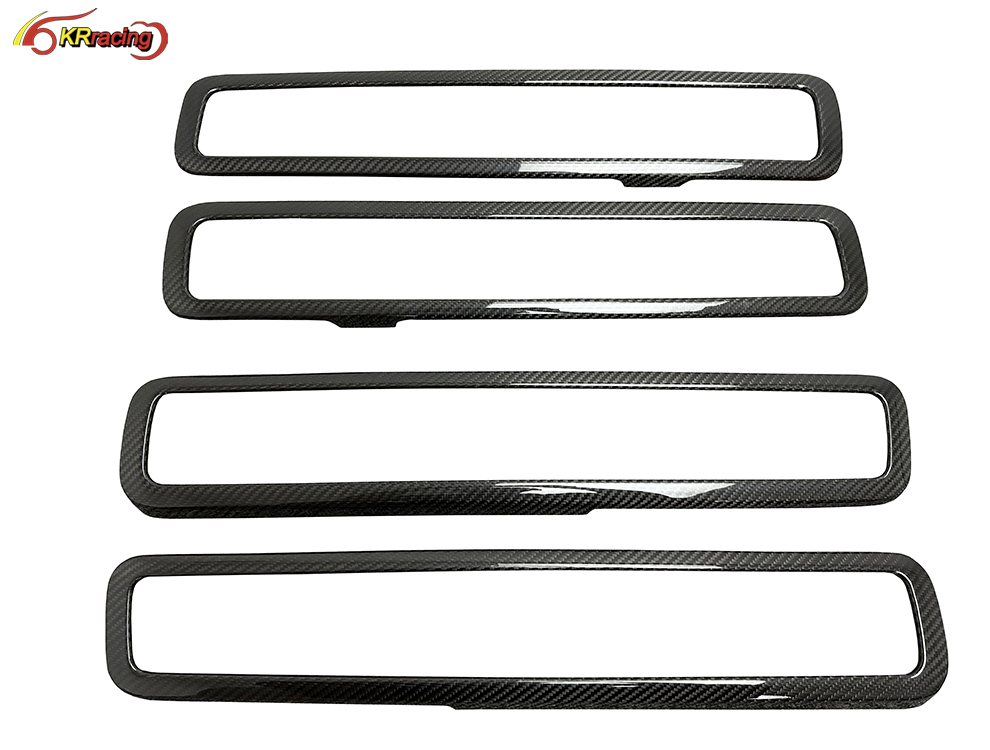 W463A W464 Dry Carbon Interior Parts Sticker Door Panel Frame for 2019-2014 W464 G500 G63 G550 Door Panel Frame