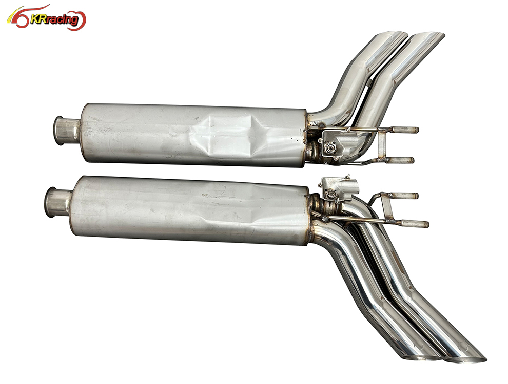 B Style 304 Stainless Steel Exhaust With B Words for Mercedes Benz G-Class W464 G500 AMG G63 2018-2023 Exhaust Pipe