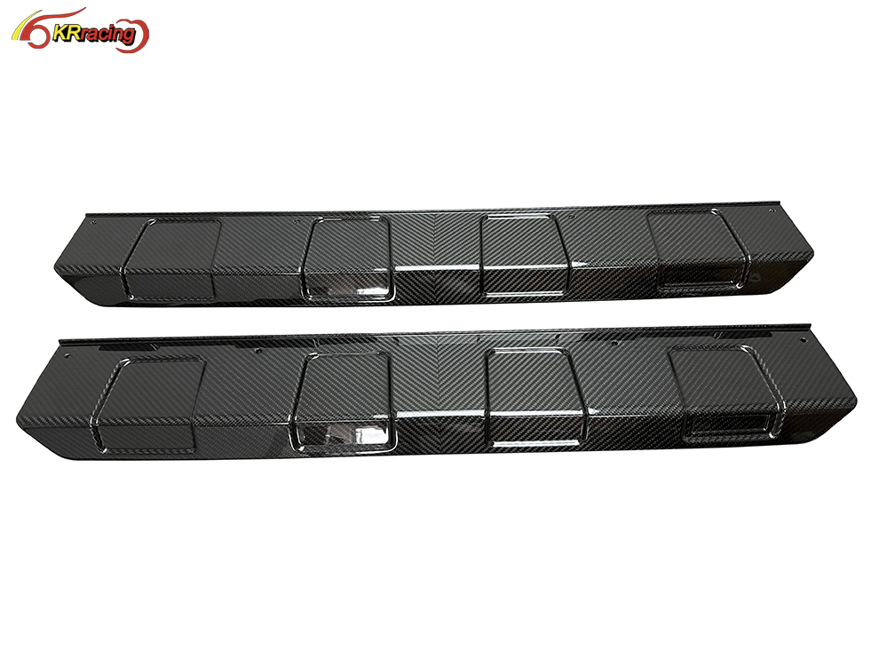 Dry Carbon Fiber B Style Car Front Bumper Rear Bumper Front Rear Center Lip for Benz G Class W464 G63 G500 2019-2024