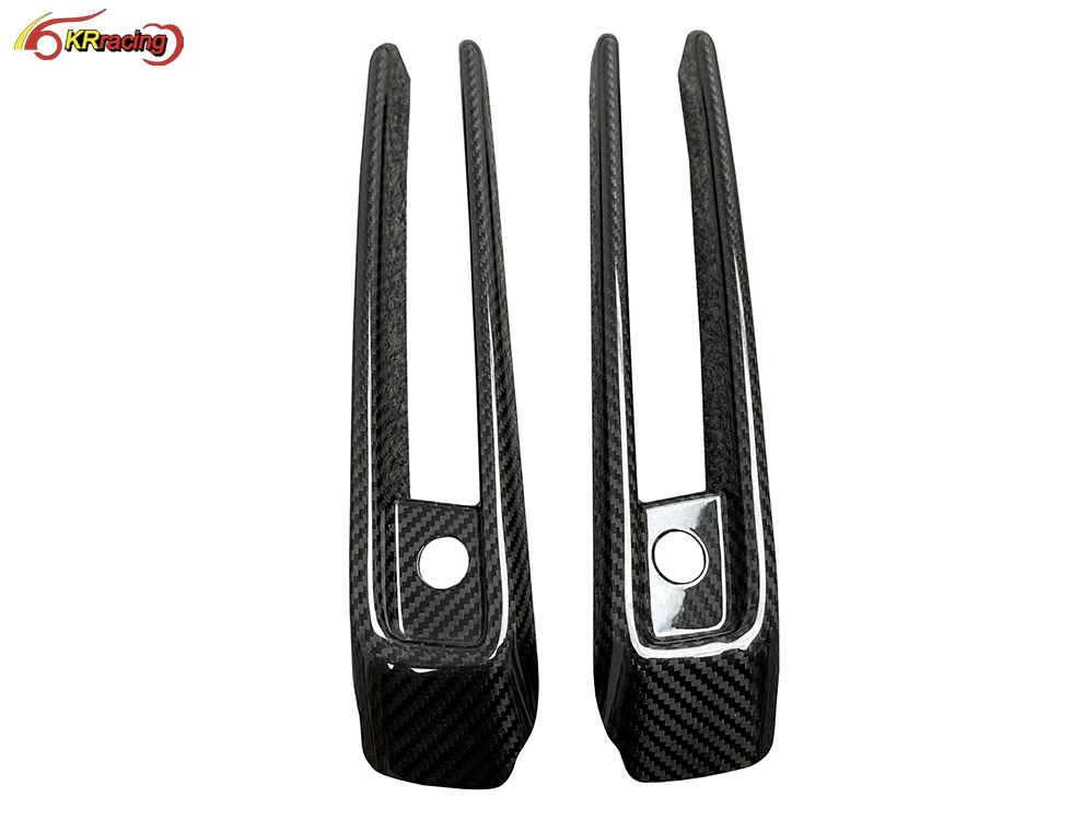 For Topcar Style Dry Carbon Fiber Front Fog Lamp Cover Trim Vents for Benz G Class G Wagon W464 G63 G500 G350 2019-2024