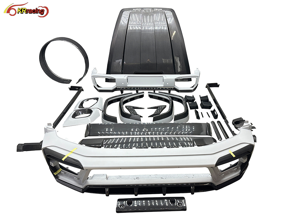Topcar Style Partial Dry Carbon Fiber Car Body Kit for Mercedes Benz G-Class W464 G63 AMG 2019-2024 G55 G500