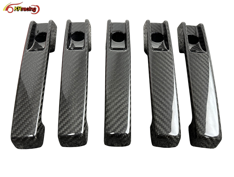 Auto Carbon Fiber Door Handle Replacement for Mercedes Benz G Wagon W464 G63 Body Kit 2019-2024