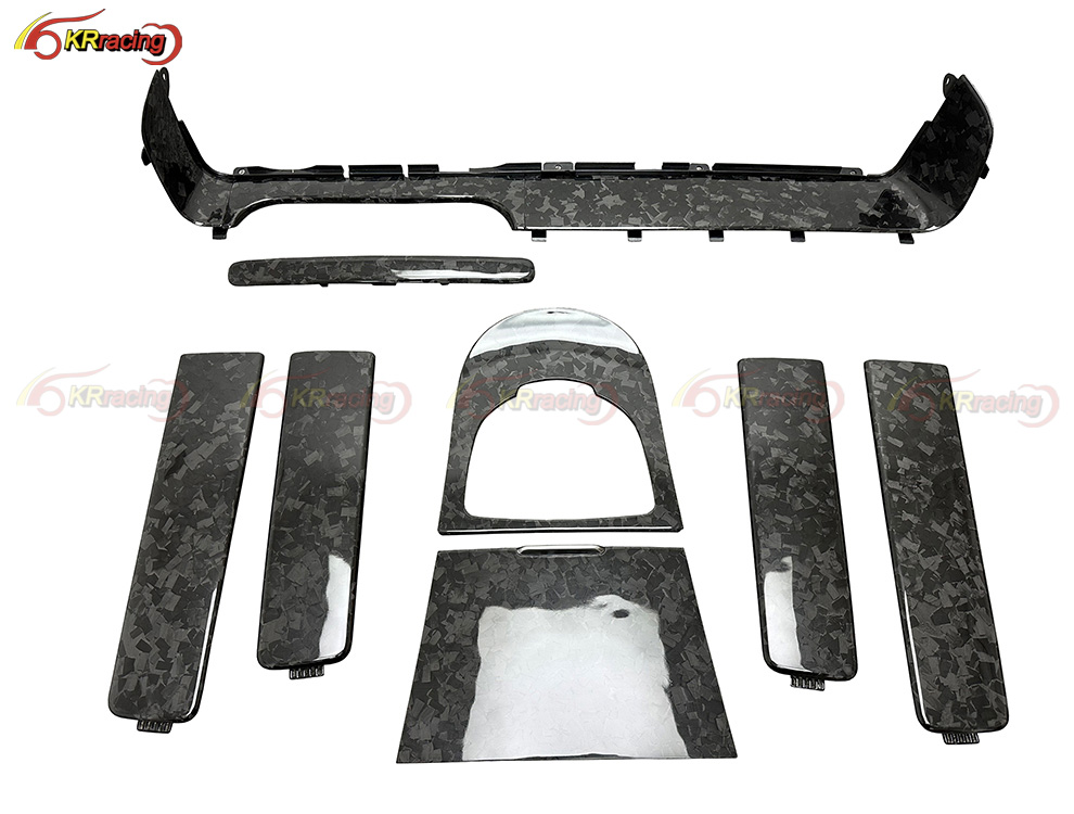 Forged Carbon Fiber Interiors for Mercedes Benz G Wagon W464 G63 G500 G580 2019-2024 Interior Car Parts Decorative Interiors
