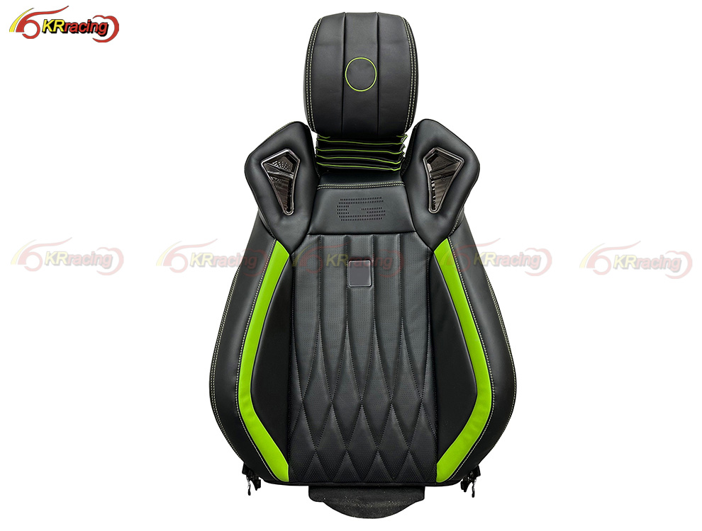 B Style 2 Piece Leather Seat Customs Make Green Color AU-916 for Mercedes Benz G-Class W464 G500 AMG G63 G550 2019-2024