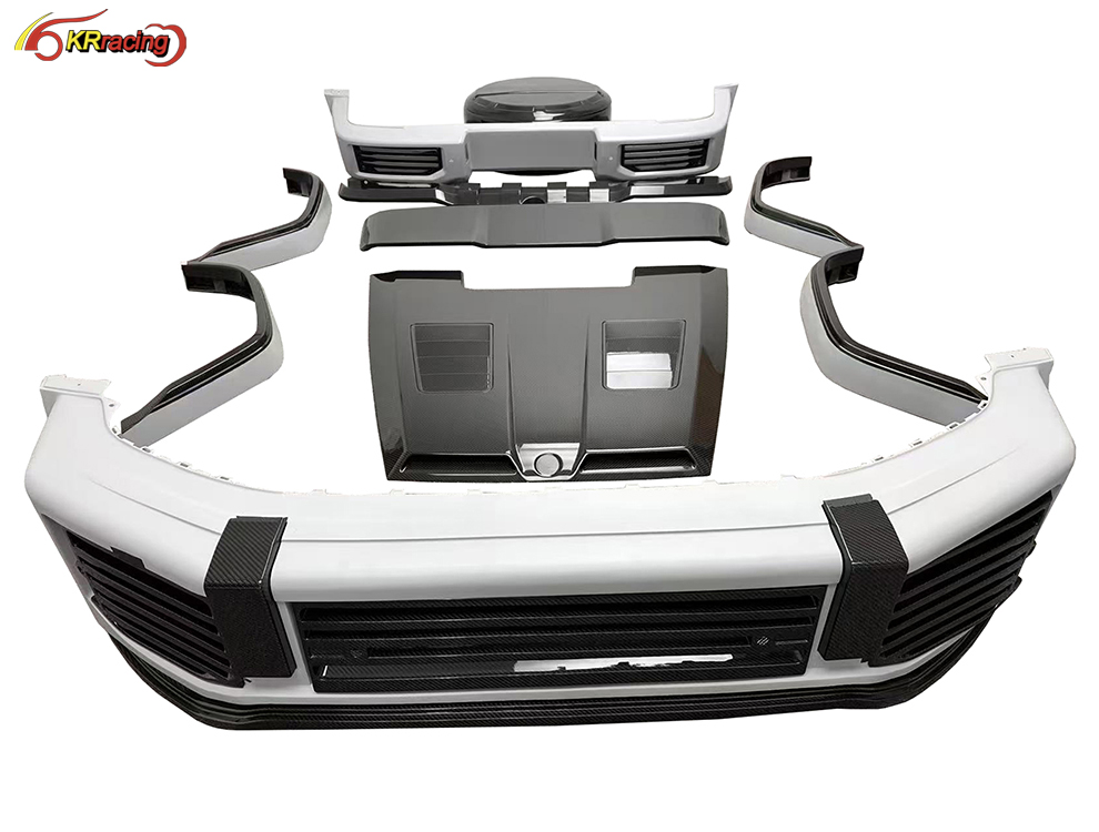 Urban Style Dry Carbon Fiber Body Kits for Mercedes Benz G-class W464 G63 AMG G500 2019-2024 Front Hood Rear Bumper Wheel Cover