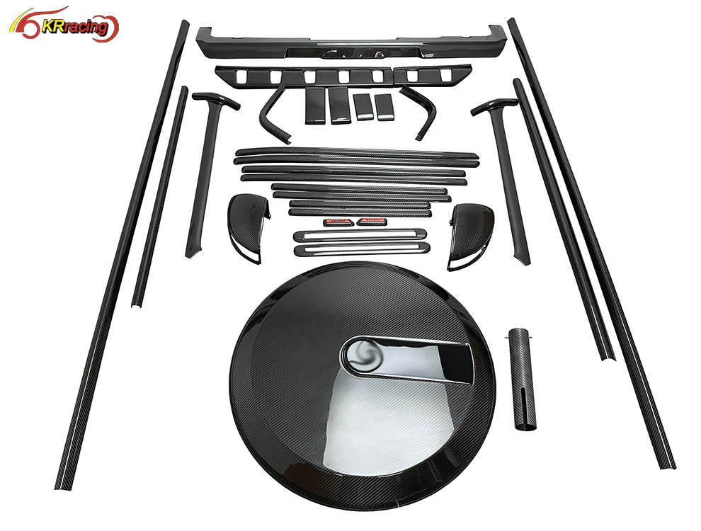 Dry Carbon Fiber Exterior Kit Body Kits for Mercedes Benz G Wagon W465 G500 G580 G63 2025 Car Rear Tire Cover Carbon Parts