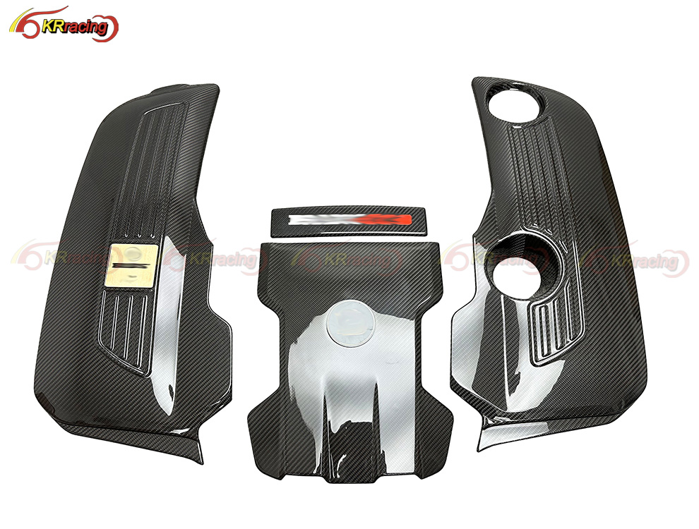 B Style Dry Carbon Fiber Engine Cover for Mercedes Benz G Wagon W465 G63 G500 G550 G580 2025 Front Bonnet Carbon Hood Car Parts