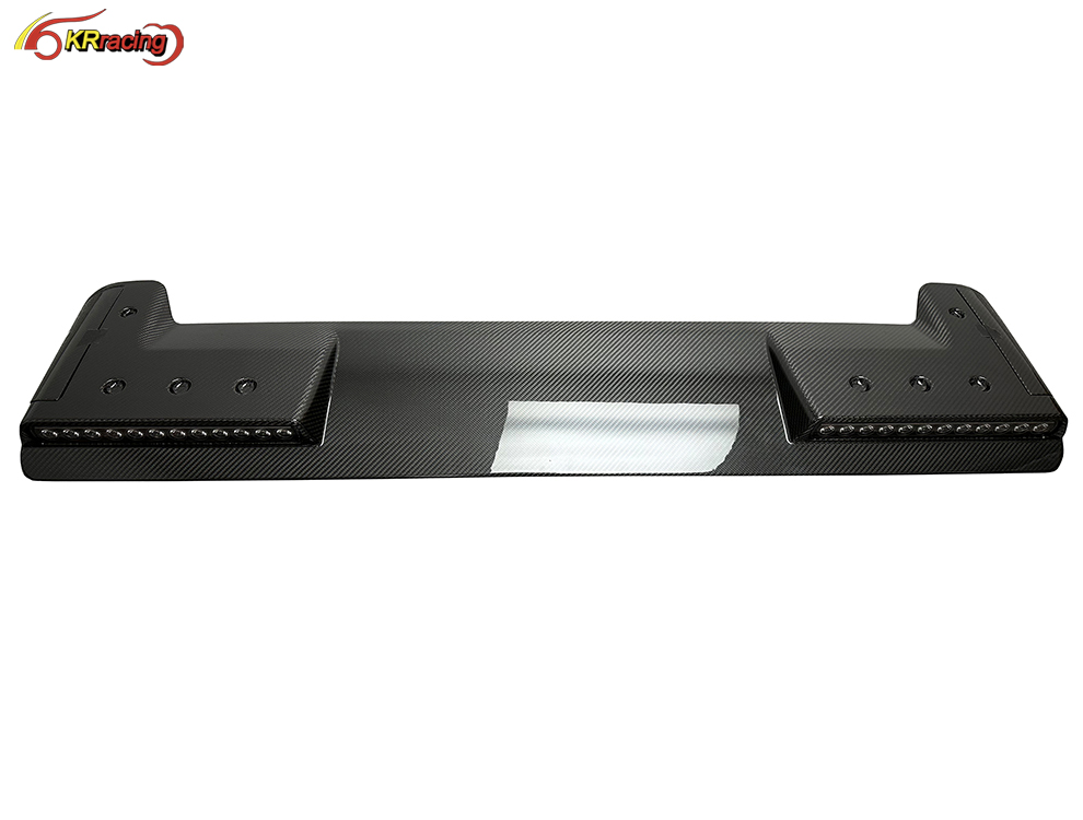 B Style Dry Carbon Fiber Roof Spoiler for Mercedes Benz G-Class G Wagon W465 G63 G500 G580 G450 2025 Carbon Roof Wing Car Parts