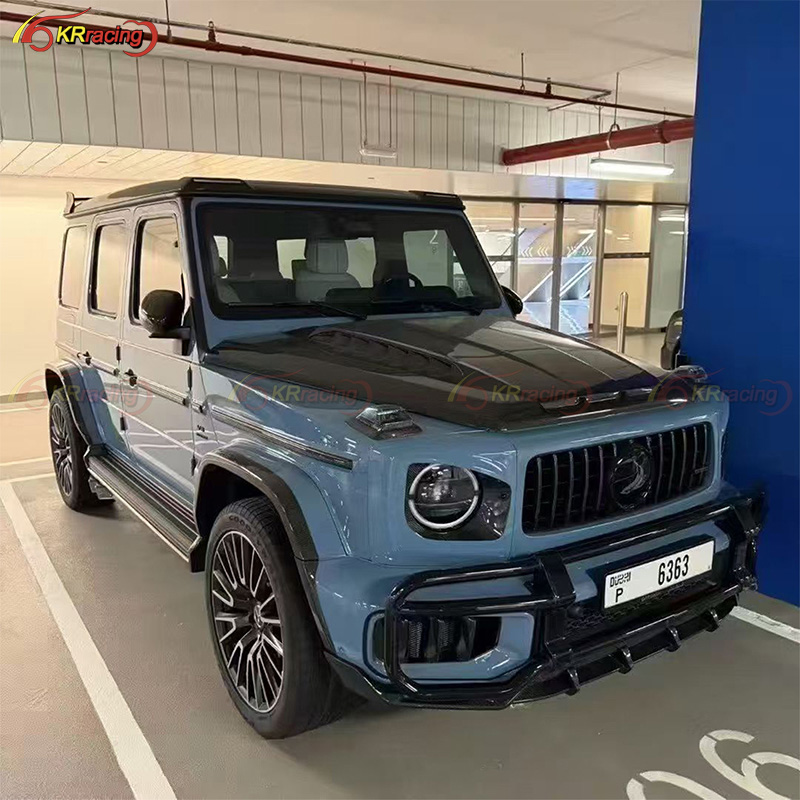 Topcar Style Dry Carbon Body Kit Parts for Mercedes Benz G Wagon W465 G63 G500 2025 Front Diffuser Rear Lip Side Fender Vent
