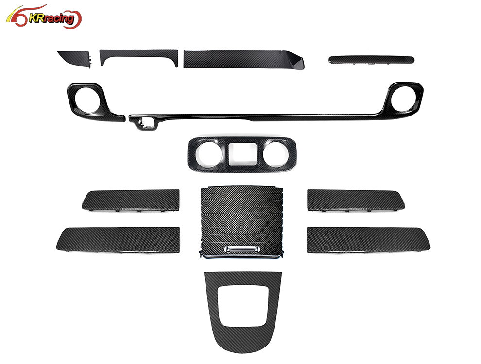 New Arrival Dry Carbon Fiber Auto Parts Interior for Benz G Wagon W465 G500 G580 G63 2025 Interior Trims