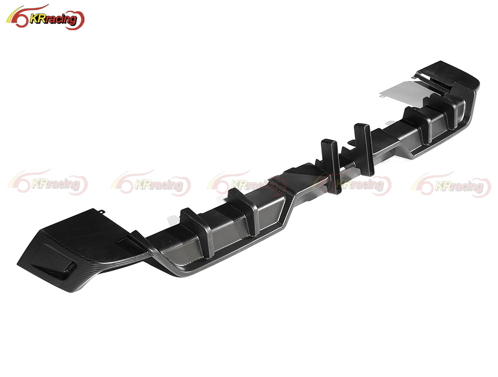 Rowen Style Dry Carbon Fiber Rear Diffuser Lip for Mercedes Benz G-Class W465 G500 G63 2025 Car Front Bumpers Carbon Diffuser