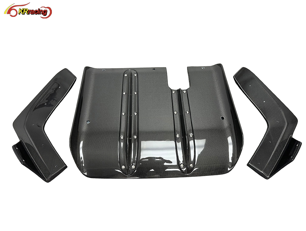 LB Performance Style Carbon Fiber Car Rear Bumper Diffuser Rear Lip for Nissan GTR R35 2008-2019