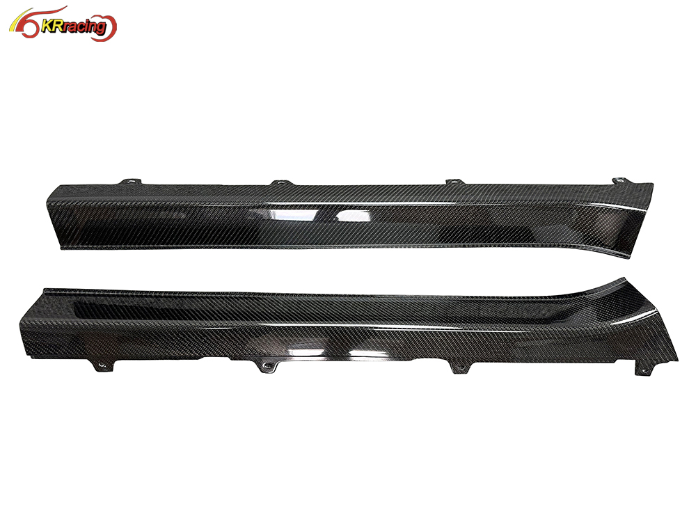 Password Style Wet Carbon Fiber Door Sills for Nissan GTR R35 2008-2016 Door Step Panel Strip Carbon Car Parts