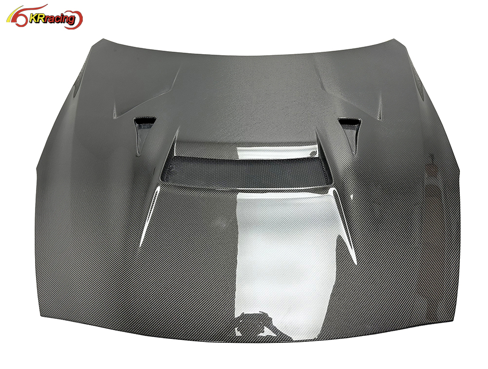 Vari Style Double-sided Carbon Fiber Front Hood for Nissan GTR R35 2008-2020 Carbon Front Engine Cover Bonnet Car Parts