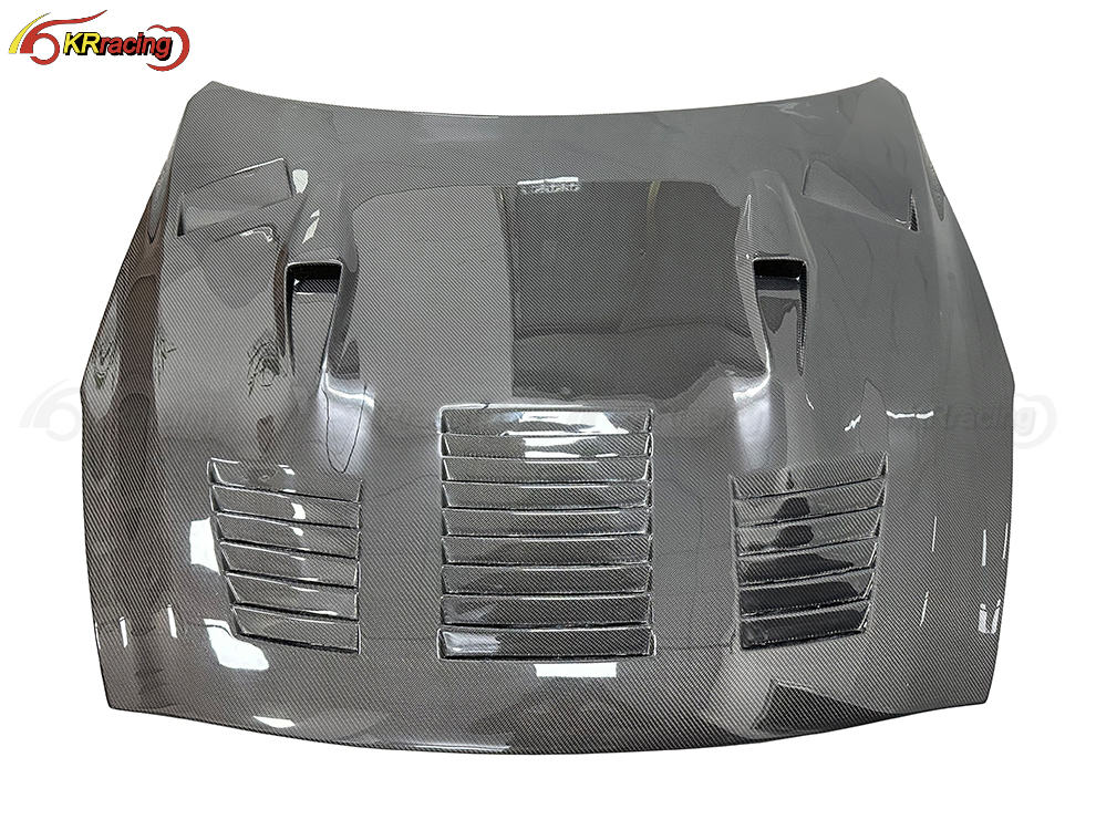 VSII Style Carbon Fiber Auto Parts Bonnet Hood for Nissan GTR R35 2008-2018