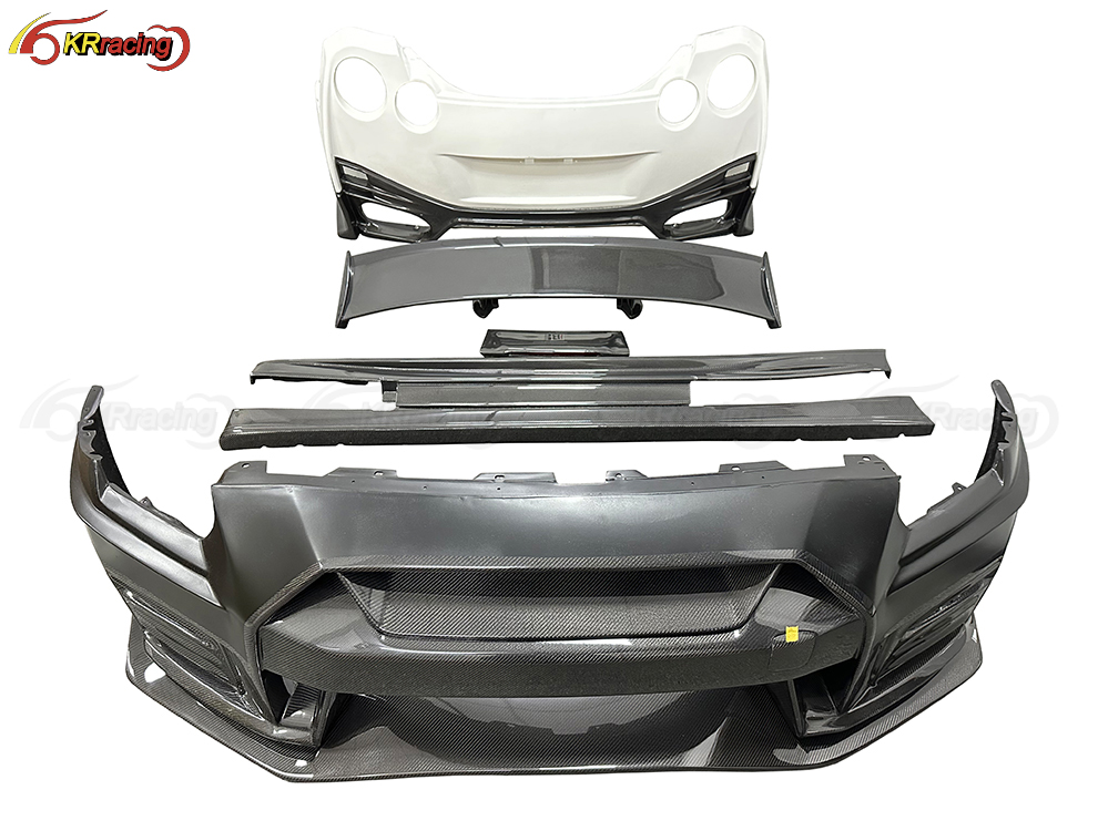 Partial Carbon Fiber Nismo Style Body Kit 2008-2016 Carbon Bumper Spoiler Side Skirts for NIssan R35 GTR