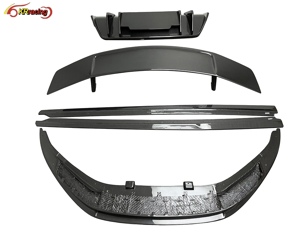 Vorstein Style Dry Carbon Fiber Car Parts Body Kit Front Lip Rear Diffuser Rear Spoiler Side Skirts for Audi R8 Kit 2016-2018