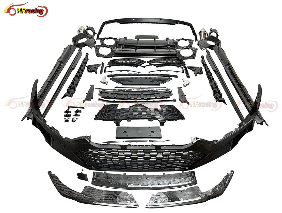 Performante Style PP Dry Carbon Conversion Body Kits for Audi R8 2016-2018 Car Bumpers Diffuser Lip Side Skirt Exhaust