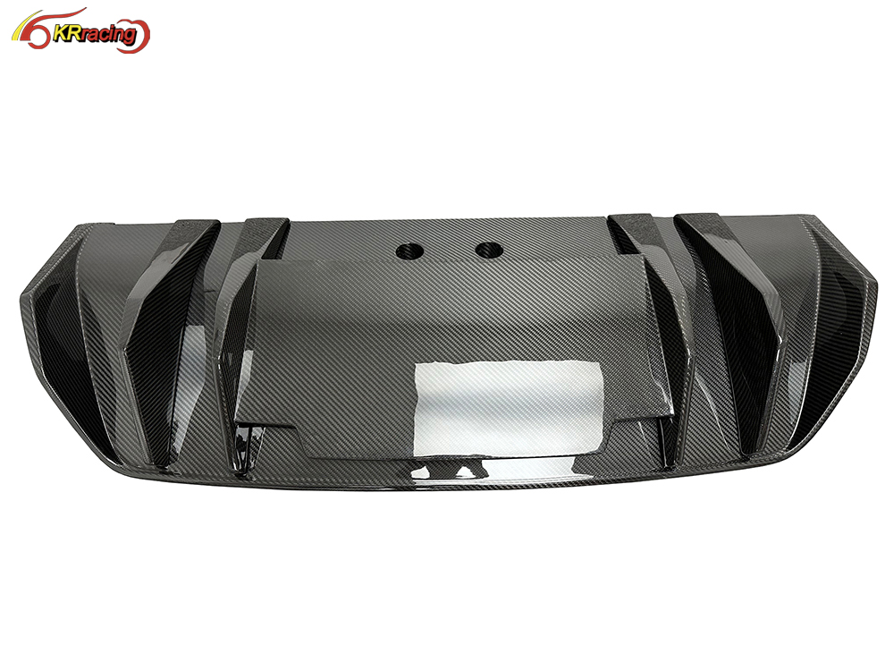 Vorstein Style Dry Carbon Fiber Rear Diffuser for Audi R8 2016-2018 Carbon Rear Lip Car Body Kits Parts Carbon Diffuser