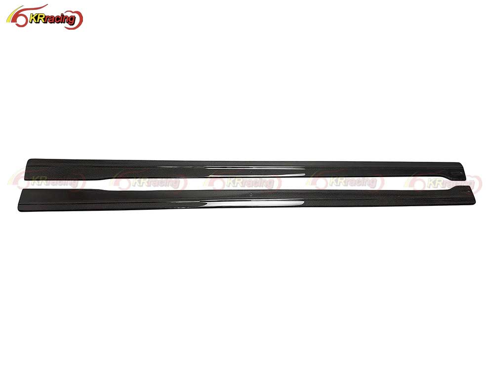 MTN Style Carbon Fiber Car Bumper Side Skirts for Audi RS6 C7 2013-2018 Carbon Side Skirt Retrofit Car Body Kits Parts