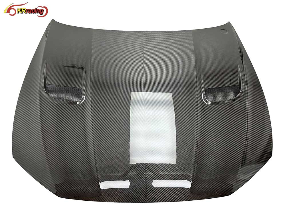 MSY Style Dry Carbon Fiber Front Bonnet Hood for Audi RS6 2020-2023 Carbon Engine Cover Car Auto Accessories Body Kits Parts