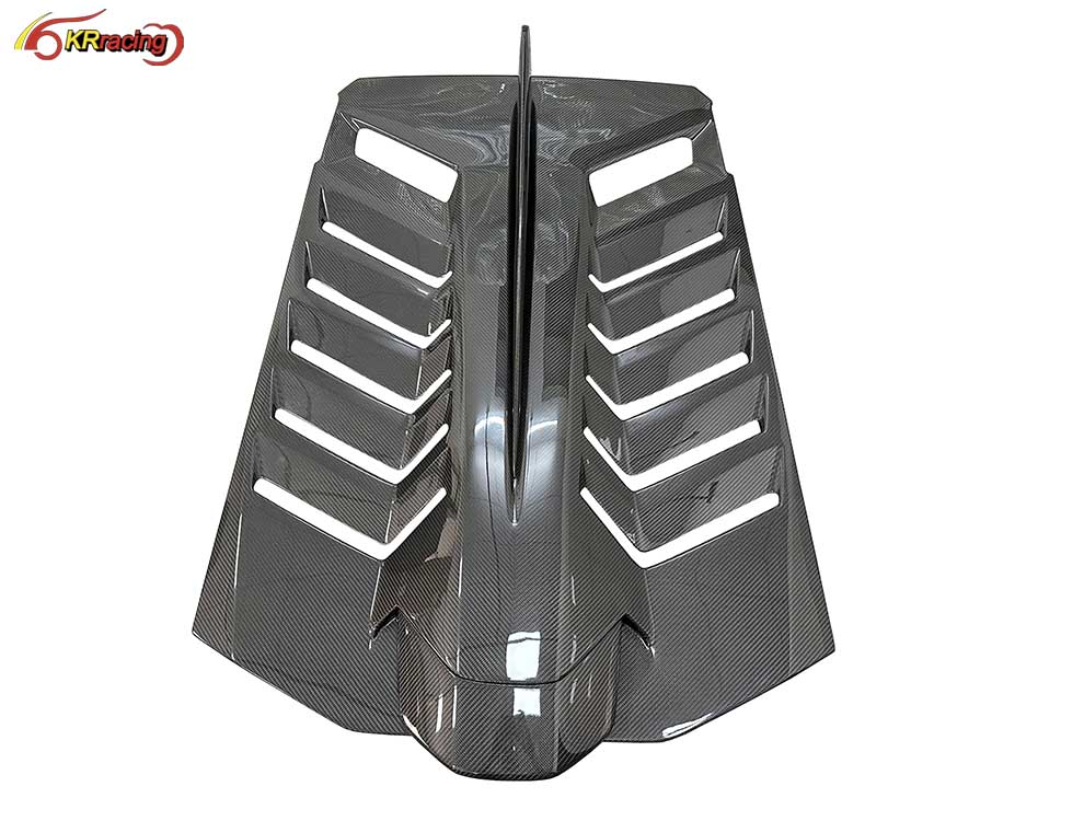 LP580 LP610 EVO Upgrade STO Style Dry Full Carbon Fiber Auto Parts Rear Engine Hood for Lambo Huracan Carbon Hood