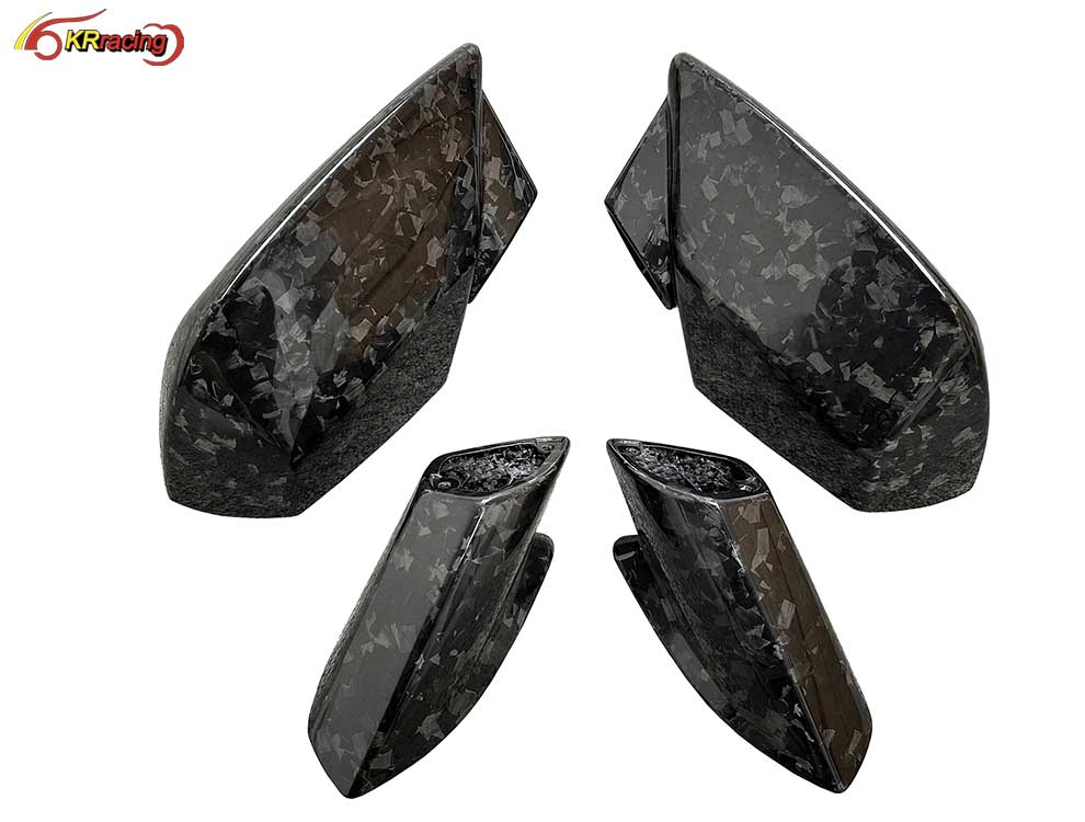 High Quality Dry Forged Carbon Fiber Mirror Cover Replacement Side Mirror for Lambo Huracan LP580 LP610 2014-2018