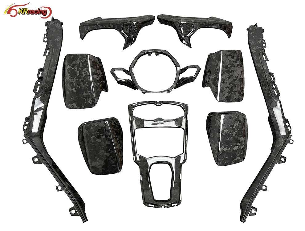 Hot Selling Dry Forged Carbon Fiber Car Interiors for Lambo Huracan LP580 LP610 2014-2018 Carbon Interior