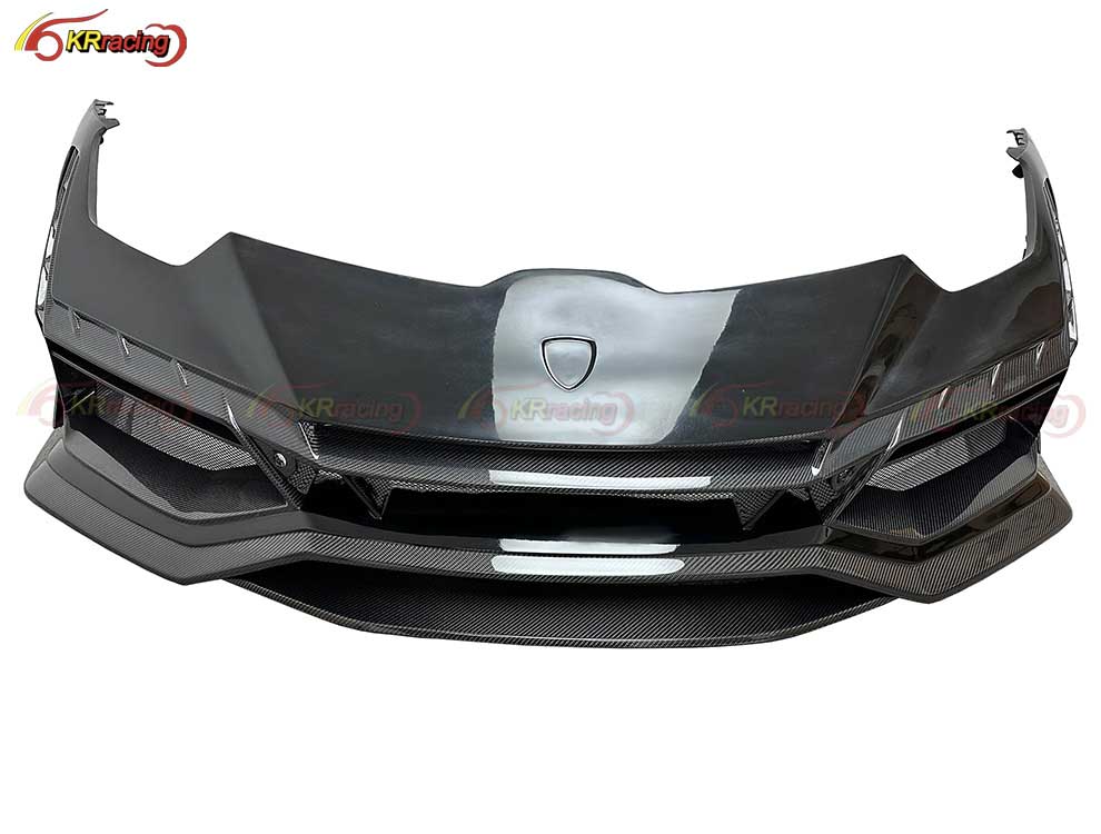 Lilith Style Dry Carbon Fiber Front Bumper for Lambo Huracan LP580 LP610 2014-2018 Carbon Car Bumpers Body Kits Parts