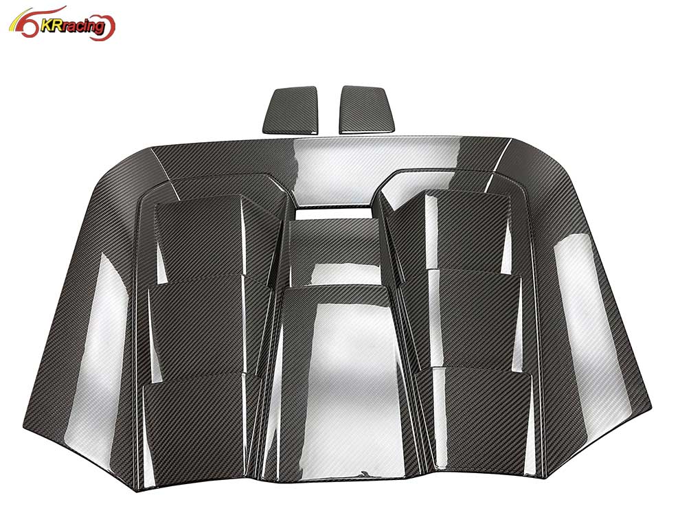 Dry Carbon Fiber Engine Cover for Lambo Huracan EVO Spyder Carbon Front Hood Engine Cover Bonnet Car Body Kits Parts