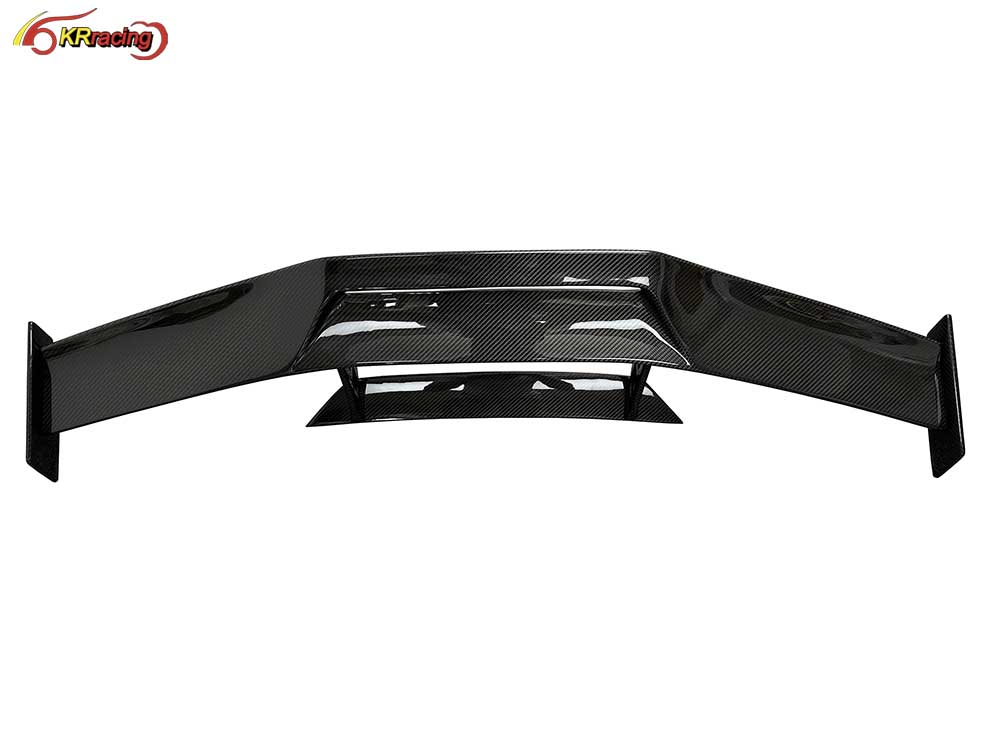 OD Style Dry Carbon Fiber Rear Spoiler for Lambo Huracan EVO 2019-2021 Carbon Rear Wing Car Body Kits Parts