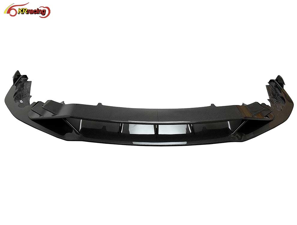 PT Style Dry Gloss Carbon Fiber Auto Parts Front Lip for Lambo Huracan EVO RWD Car Upper Lips Carbon Body Kits Front Diffuser