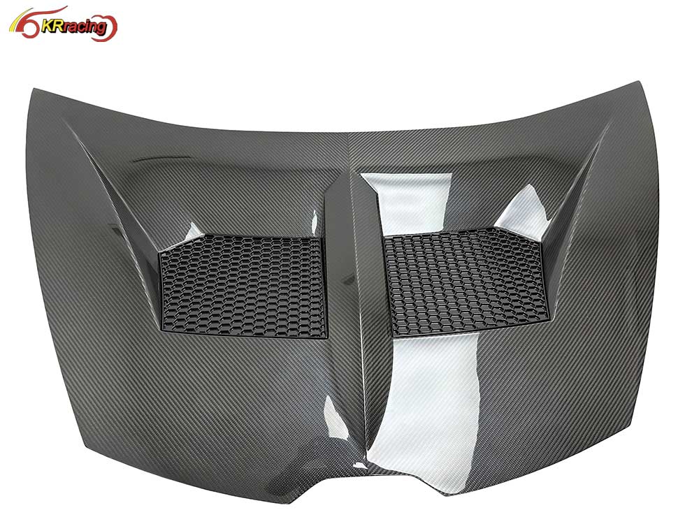 LB Style Dry Full Carbon Fiber Car Bonnet Hood for Lambo Huracan LP580 LP610 2014-2018 Carbon Engine Cover Body Kit Parts