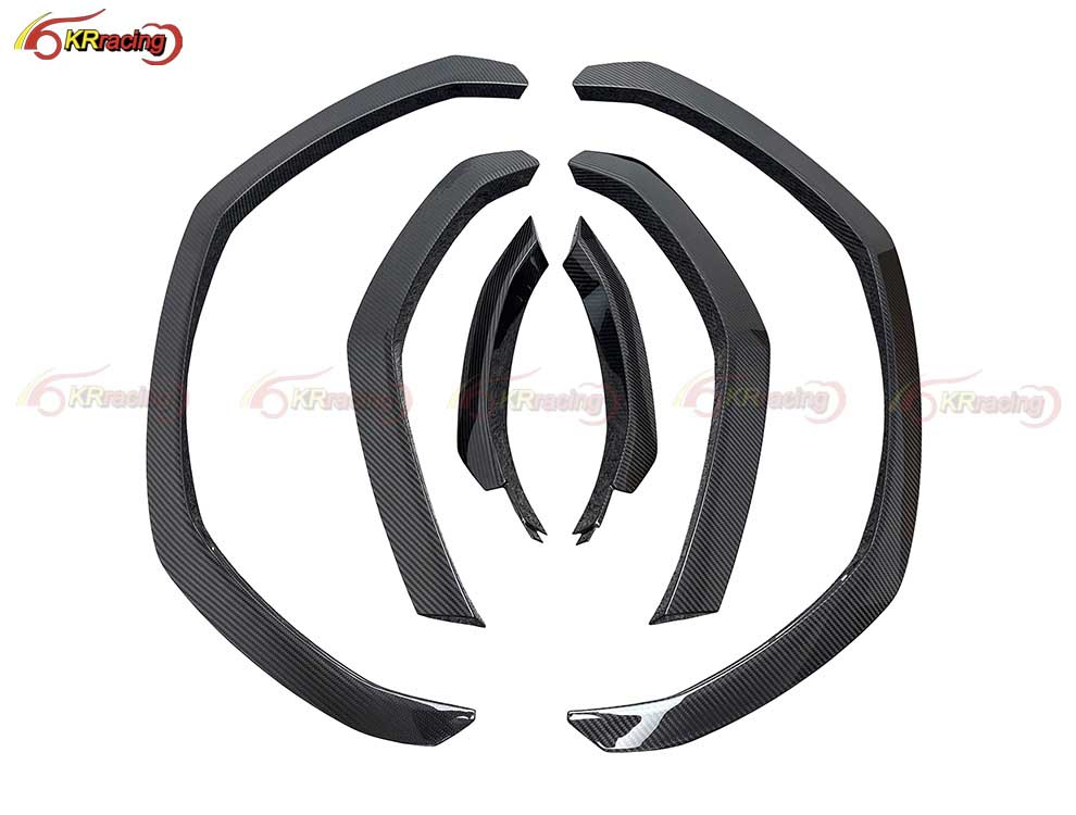 Performante Style Dry Carbon Fiber Car Wheel Trim Wheel Eyebrow Fender Flares for Lambo URUS 2018-2019