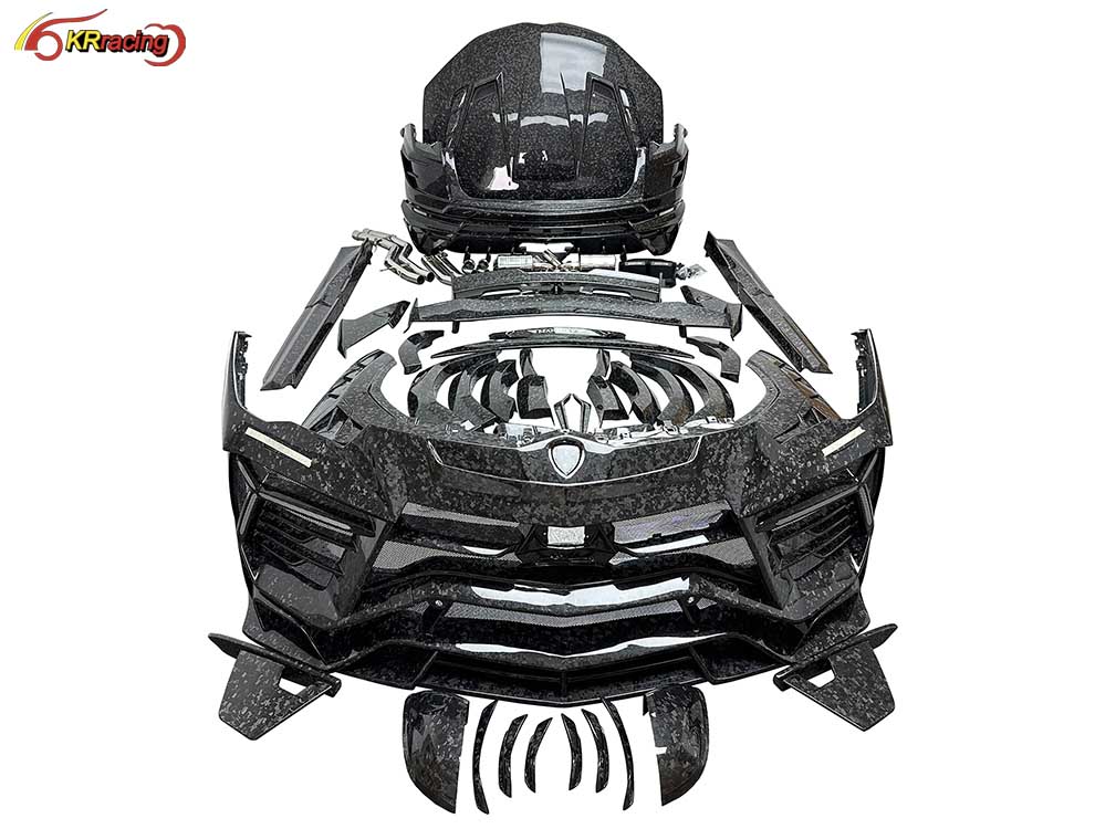 MSY Style Dry Forged Carbon Gen III Conversion Body Kit for Lambo URUS Fender Bonnet Spoiler Mirror Cover Bumper Exhaust