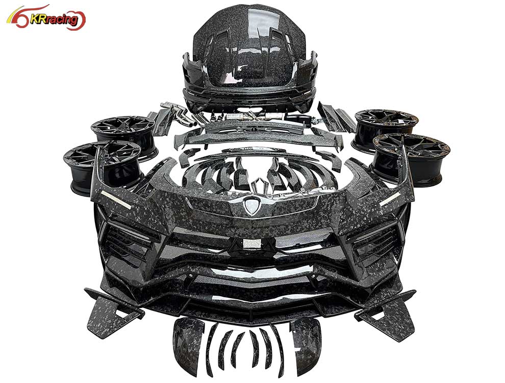 Upgrade Latest Mansori Dry Forged Carbon Fiber Auto Parts Gen III Body Kit With Bumper Hood Fenders Wing Exhaust for Lambo URUS