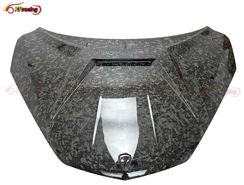MSY Style Forged Carbon Fiber Front Hood for Lambo Revuelto Carbon Bonnet Engine Cover Body Kit Car Bumper Parts
