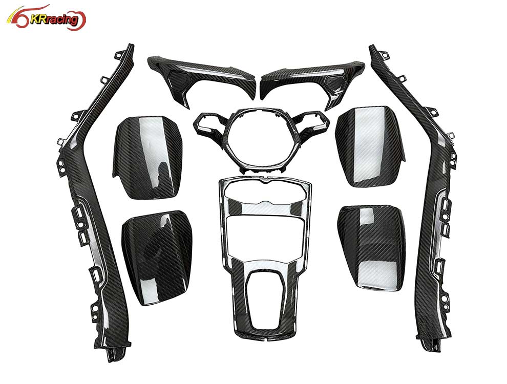 Hot Selling Dry Carbon Fiber Car Interiors Kit for Lambo Huracan LP580-2 LP610-4 2014-2018
