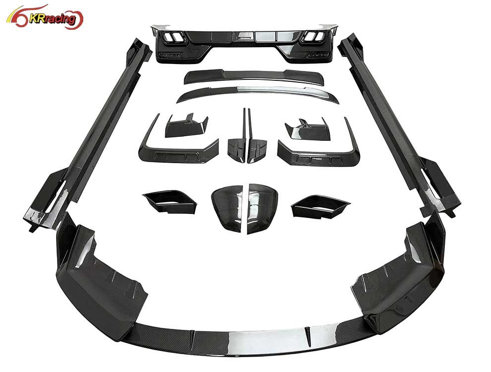 MSY Style Dry Carbon Fiber Body Kits for BMW 7 Series G70 2023-2024 Diffuser Spoiler Mirror Cover Side Skirt Vent Car Parts