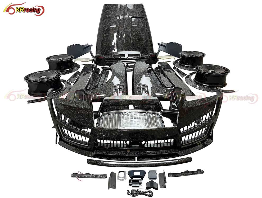 2025 MSY Style Full Forged Carbon Fiber Body Kits for Rolls-Royce Cullinan Hood Bumper Wheel Fender Flare Diffuser Side Skirt