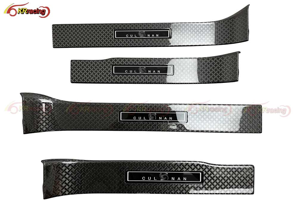 High Quality Dry Carbon Fiber Door Sills for Rolls-Royce Cullinan Car Parts Interiors