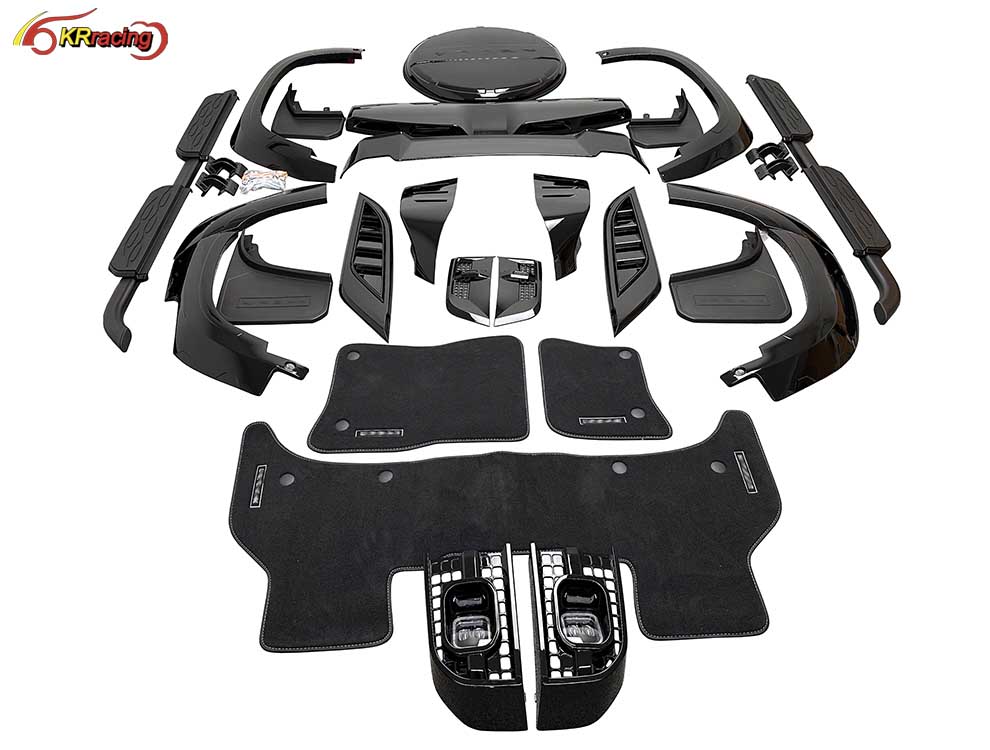 Urban Style Dry Carbon Fiber Body Kits for Land Rover 90 110 Defender 2020-2024 Fender Rear Tire Cover Side Skirt Spoiler