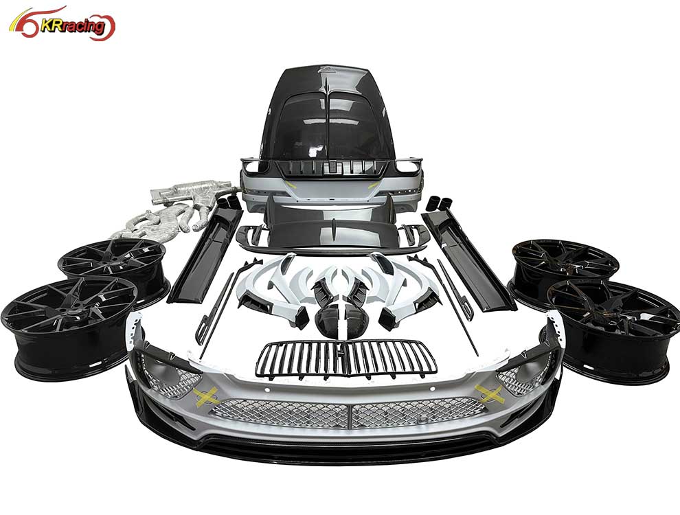 Dry Partial Carbon Fiber MSY Style Auto Parts Body Kit Bumper Hood Exhaust Wheels Spoiler for Bentley Bentayga 2020+ Carbon Kit