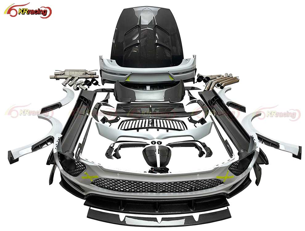 MSY Style Dry Carbon Body Kit for Bentley Bentayga 2020+ Bumper Hood Exhaust Spoiler Wing Side Skirt Diffuser Lip Fender Flares