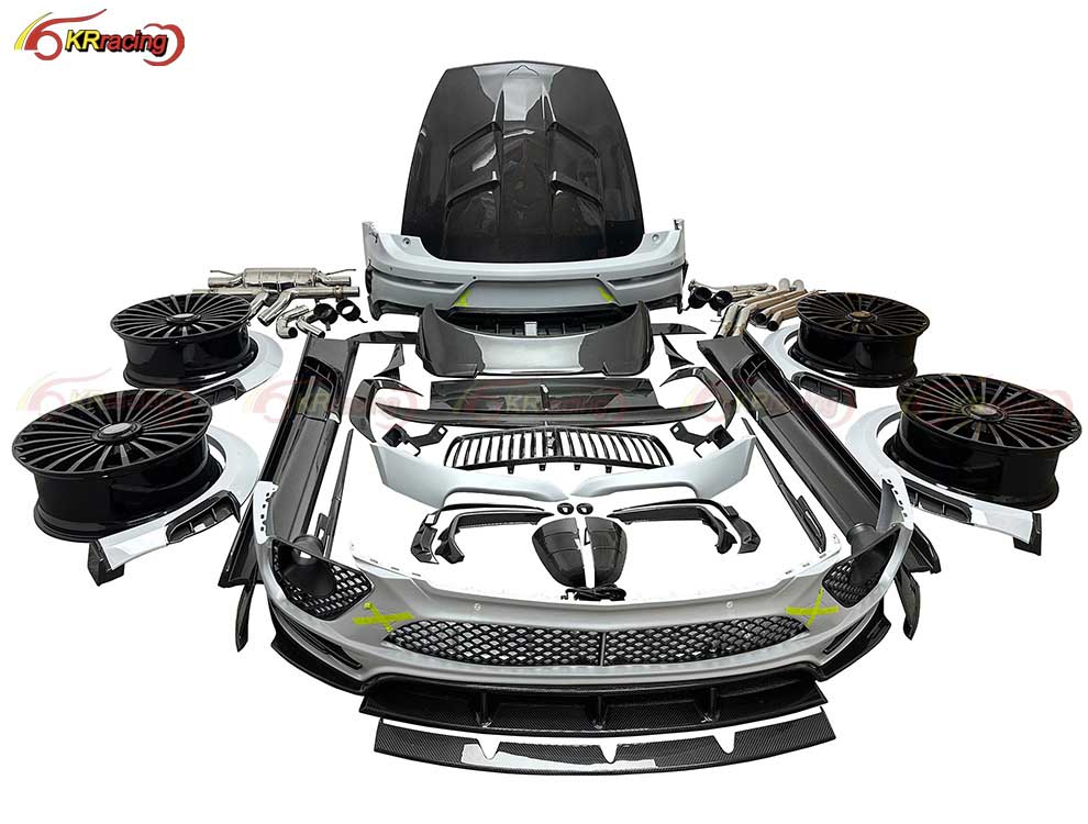 MSY Style Newest Dry Carbon Body Kit for Bentley Bentayga 2020+ Bonnet Bumper Lip Spoiler Wheel Rims Exhaust Fender Side Skirt