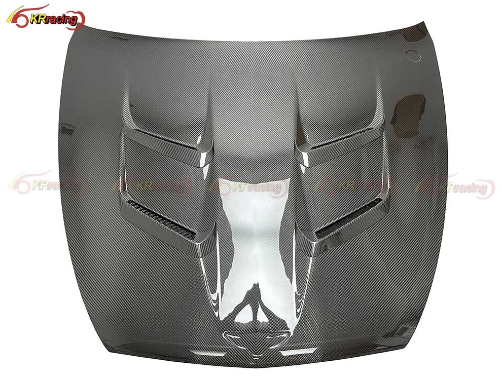 MSY Style Dry Carbon Hood for Bentley Bentayga 2020+ Front Bonnet Carbon Engine Cover Car Body Kit Parts Bumper Hood