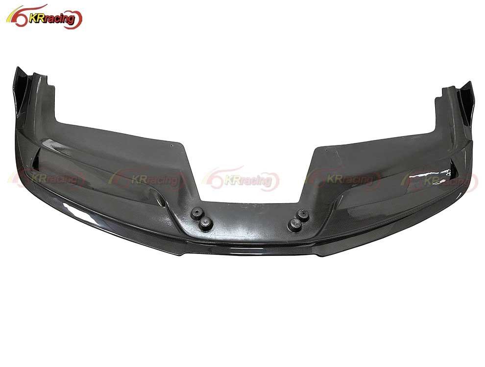Vorstein Style Dry Carbon Fiber Front Diffuser for Ferrari 488 GTB Spider 2015-2018 Plain Weave Front Lip Car Body KIts Parts