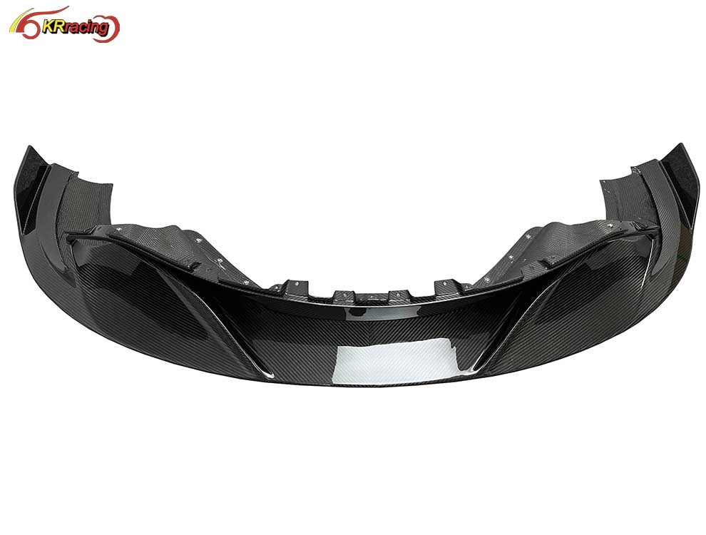 High Quality R Style Dry Carbon Fiber Car Front Bumper Front Lip Diffuser for Mclaren 720S 2015-2018 Carbon Lip Body Kit Parts