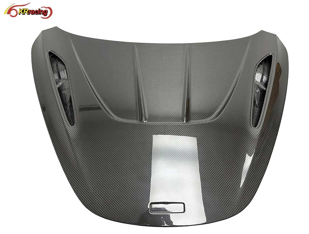 R Style Dry Full Carbon Fiber Car Bonnet for Mclaren 720S 2015-2018 Front Hood Auto Accessories Carbon Body Kits Parts